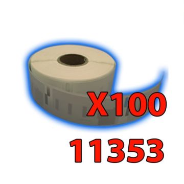 Etichette Compatibili con Dymo 11353 Bixolon Seiko 100 Rotoli