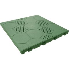 Kit Piastrelle pavimento resina verde drenante per Box In Acciaio Zincato Casetta da Giardino 3.60 x 3.45 m - NTK0037/V/W