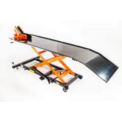 Sollevatore Idraulico per Moto e Scooter con Pompa a Pedale - Ponte moto - 450Kg