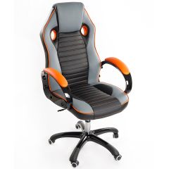 Poltrona da Ufficio Presidenziale - Mod. Sport Racing - ideale per Gaming - Arancio