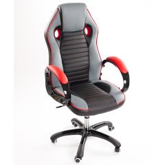 Poltrona da Ufficio Presidenziale - Mod. Sport Racing - ideale per Gaming - Rossa