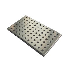 Cover piletta in acciaio per piatto doccia modello Open 