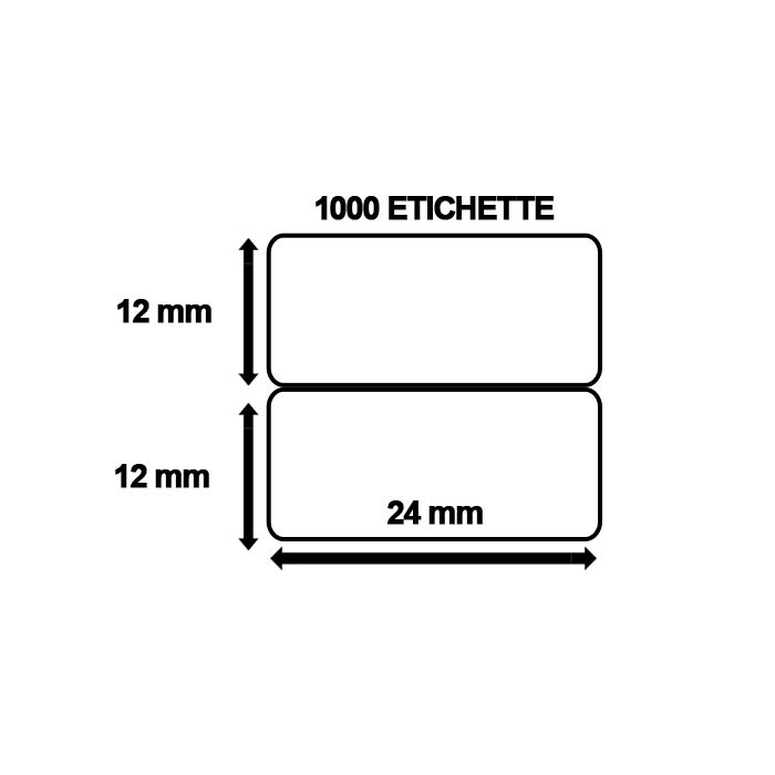 Etichette Compatibili con Dymo 11353 Bixolon Seiko 50 Rotoli