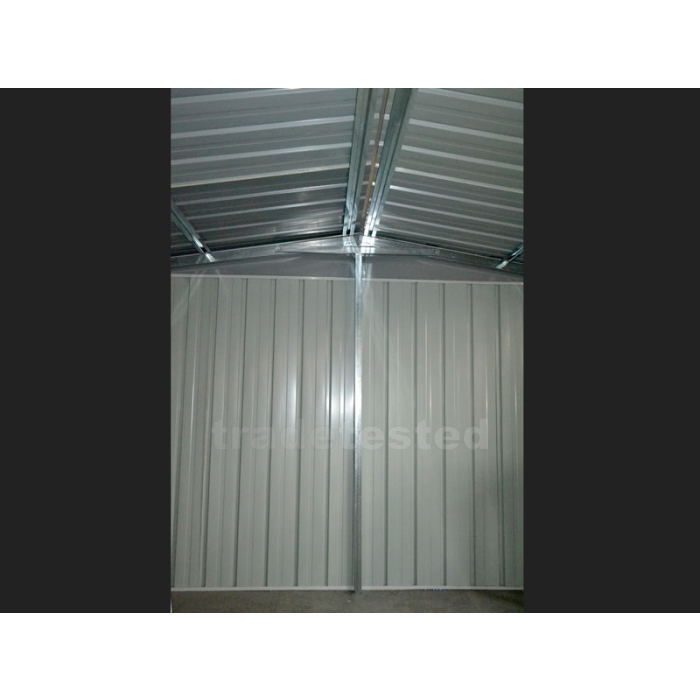 Box in Acciaio Zincato 3.60 x 6.00 m x h2.30 m - 346 KG - 21 metri quadri - BIANCO