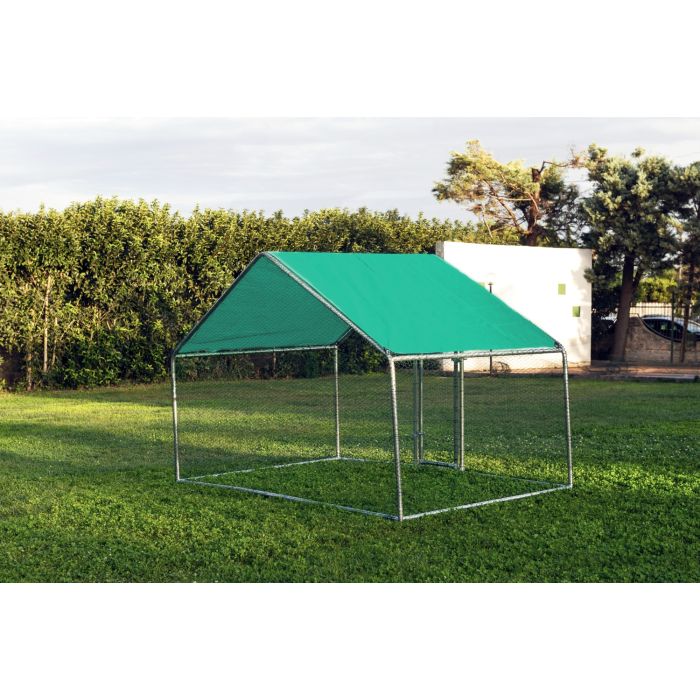 Gabbia per animali da esterno - Recinto per Polli 3 x 2m x 2m H  - 6 mq  - 50Kg