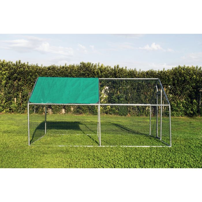 Gabbia per animali da esterno - Recinto per Polli 3 x 4m x 2m H  - 12 mq - 73Kg