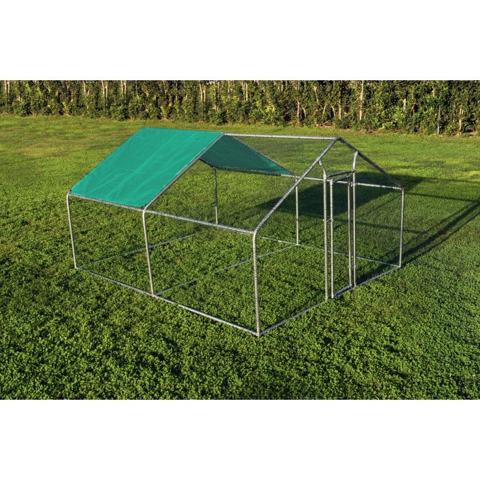 Gabbia per animali da esterno - Recinto per Polli 3 x 4m x 2m H  - 12 mq - 73Kg