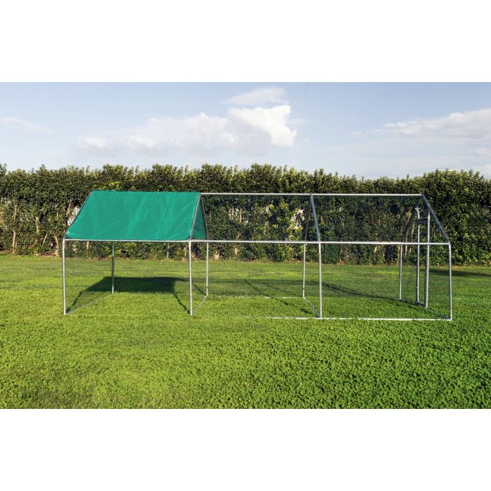Gabbia per animali da esterno - Recinto per Polli 3 x 6m x 2m H  - 18 mq - 95Kg