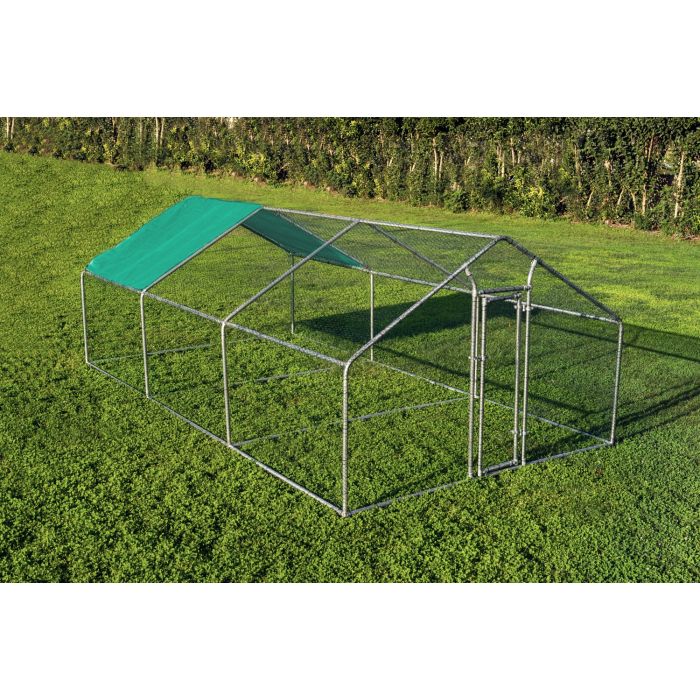 Gabbia per animali da esterno - Recinto per Polli 3 x 6m x 2m H  - 18 mq - 95Kg