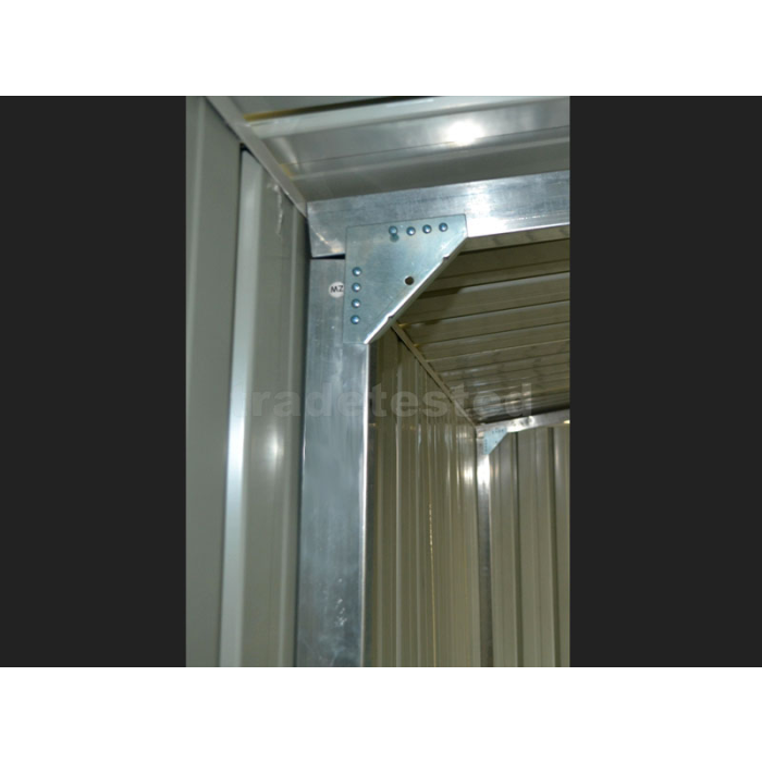 Box in Acciaio Zincato 3.60 x 6.00 m x h2.30 m - 346 KG - 21 metri quadri - VERDE
