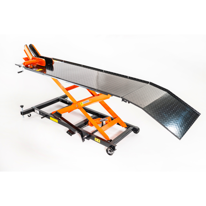 Sollevatore Idraulico per Moto e Scooter con Pompa a Pedale - Ponte moto - 450Kg