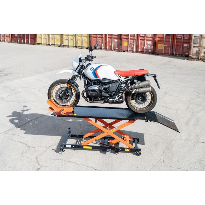Sollevatore Idraulico per Moto e Scooter con Pompa a Pedale - Ponte moto - 450Kg