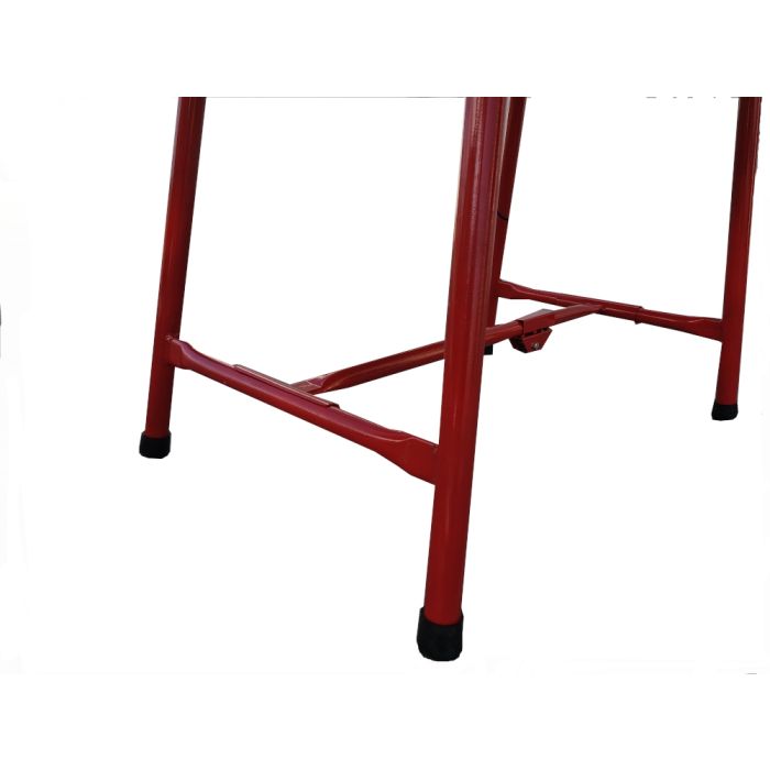 Banco tavolo lavoro pieghevole in legno e acciaio officina fai da te Dimensioni 120 x 62,5 x 83 cm 