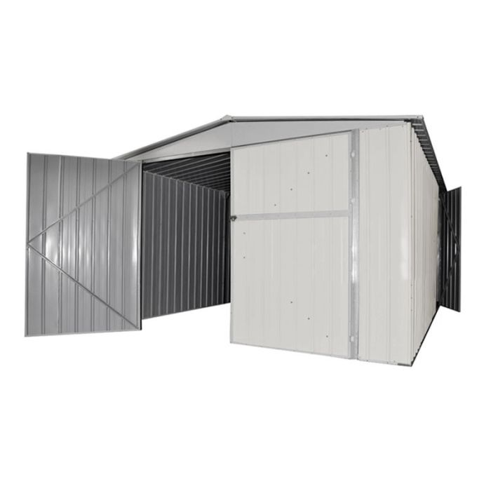 Box in Acciaio Zincato 3.60 x 5.14 m x h2.30 m - 320 KG - 18 metri quadri - BIANCO