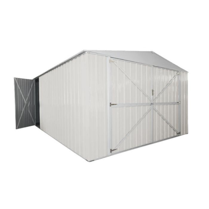 Box in Acciaio Zincato 3.60 x 5.14 m x h2.30 m - 320 KG - 18 metri quadri - BIANCO