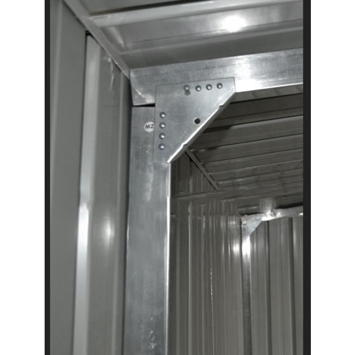 Box in Acciaio Zincato 3.60 x 5.14 m x h2.30 m - 320 KG - 18 metri quadri - BIANCO