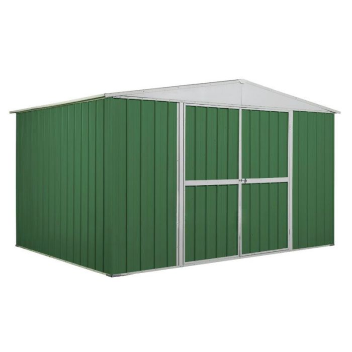 Box in Acciaio Zincato 3.60 x 2.60 m x h2.12 m - 130 KG - 9,1 metri quadri - VERDE 