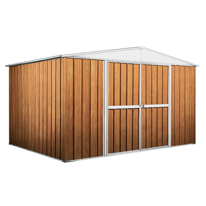 Box in Acciaio Zincato 3.60 x 2.60 m x h2.12 m  - 130 KG - 9,1 metri quadri - LEGNO