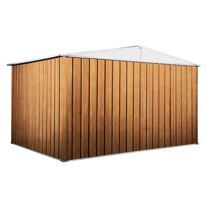 Box in Acciaio Zincato 3.60 x 2.60 m x h2.12 m  - 130 KG - 9,1 metri quadri - LEGNO