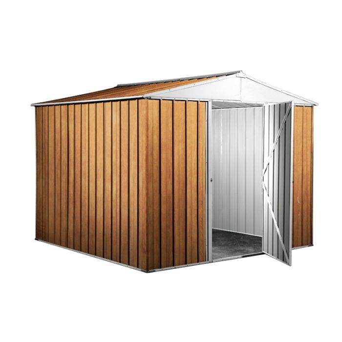 Box in Acciaio Zincato 2.76 x 2.60 m x h2.12 m - 110 KG – 7,2 metri quadri - LEGNO