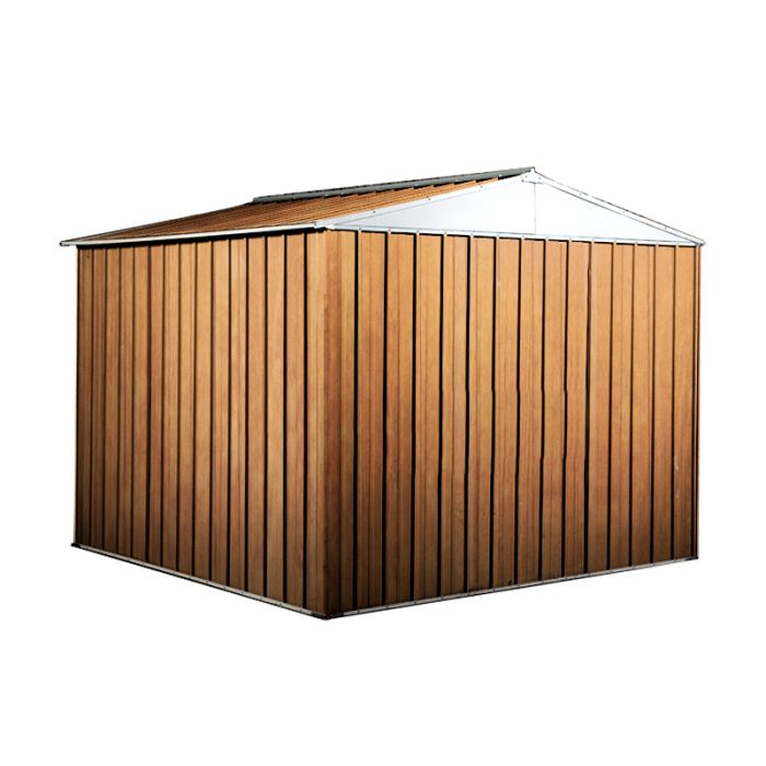 Box in Acciaio Zincato 2.76 x 2.60 m x h2.12 m - 110 KG – 7,2 metri quadri - LEGNO