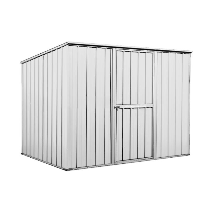 Box in Acciaio Zincato 2.60 x 1.85 m x h1.92 m - 85 KG – 4,55 metri quadri - BIANCO