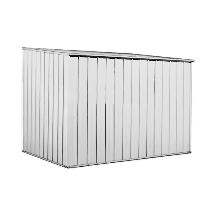 Box in Acciaio Zincato 2.60 x 1.85 m x h1.92 m - 85 KG – 4,55 metri quadri - BIANCO