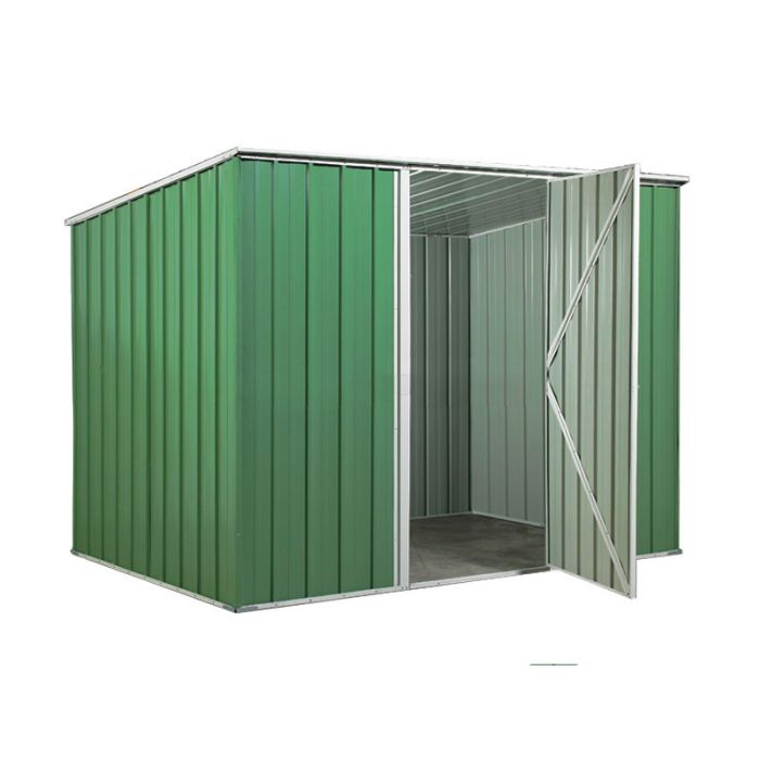 Box in Acciaio Zincato 2.60 x 1.85 m x h1.92 m - 85 KG – 4,8 metri quadri - VERDE