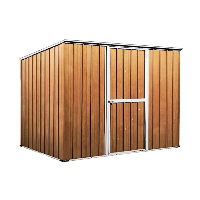 Box in Acciaio Zincato 2.60 x 1.85 m x h1.92 m - 85 KG – 4,8 metri quadri - LEGNO