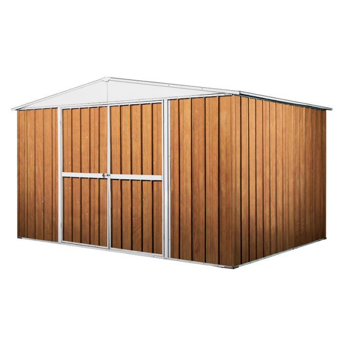 Box in Acciaio Zincato 3.60 x 3.45 m x h2.12 m - 150 KG – 12,25 metri quadri - LEGNO