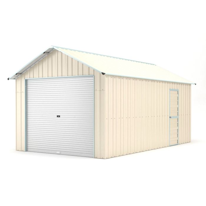 Box in Acciaio Zincato 3.60 x 10.66 m x h 3.15 m - 747 KG - 38.37 metri quadri - BEIGE