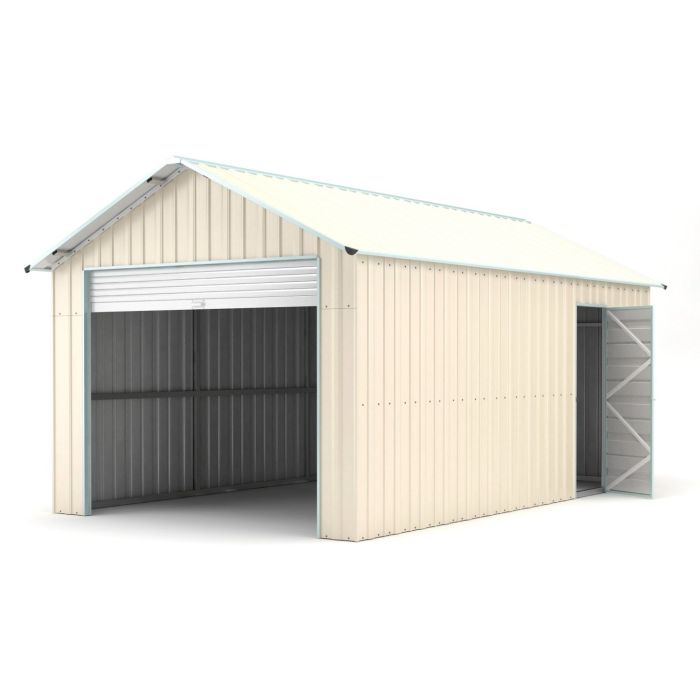 Box in Acciaio Zincato 3.60 x 10.66 m x h 3.15 m - 747 KG - 38.37 metri quadri - BEIGE