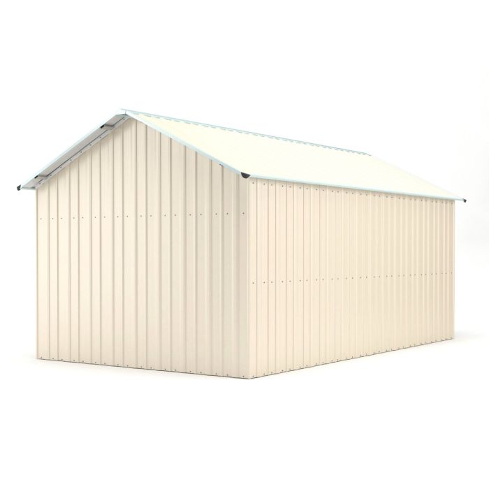 Box in Acciaio Zincato 3.60 x 10.66 m x h 3.15 m - 747 KG - 38.37 metri quadri - BEIGE