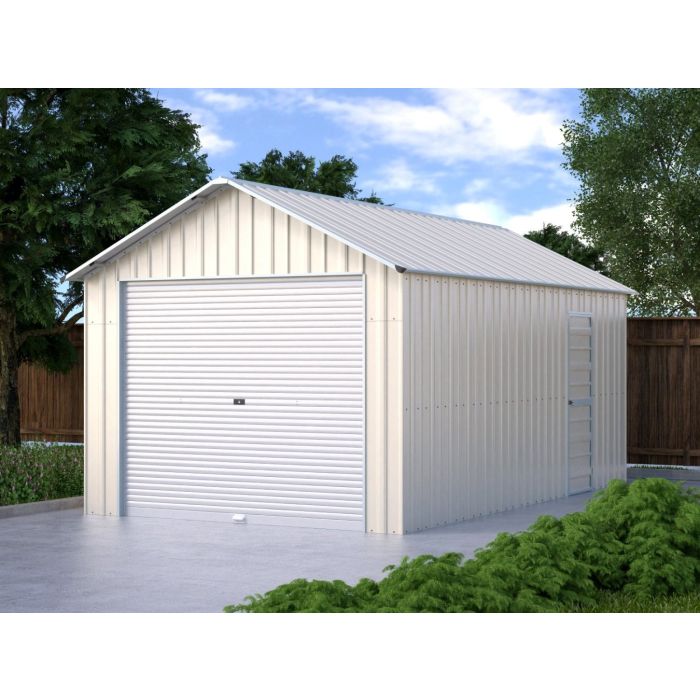 Box in Acciaio Zincato 3.60 x 7.62 m x h 3.15 m - 562 KG - 27.43 metri quadri - BEIGE