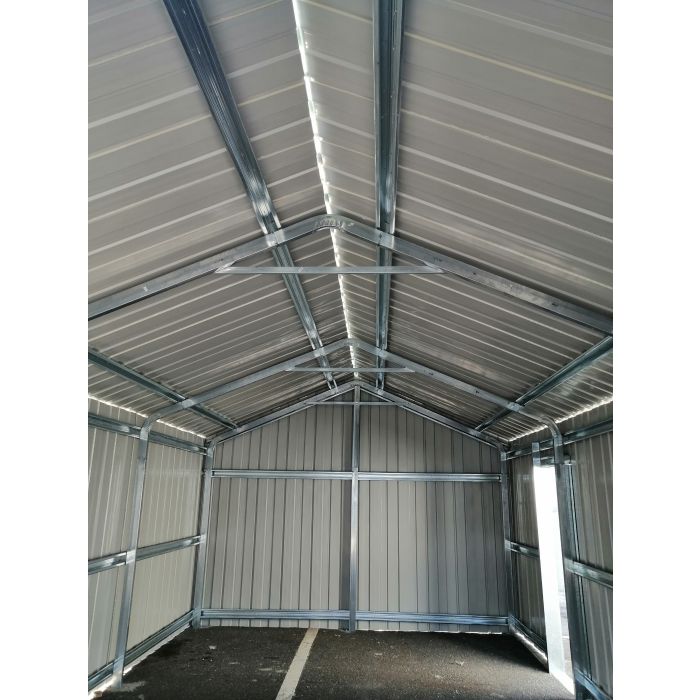 Box in Acciaio Zincato 3.60 x 10.66 m x h 3.15 m - 747 KG - 38.37 metri quadri - BEIGE