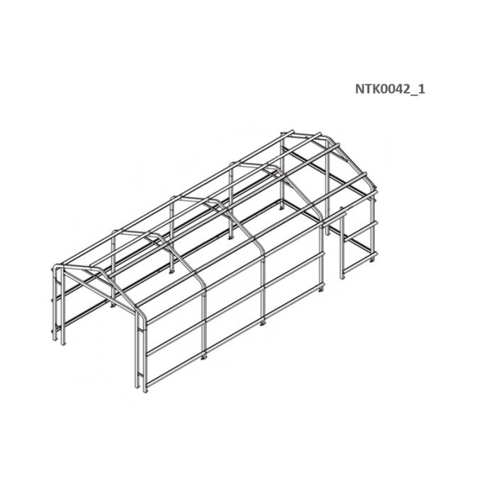 Box in Acciaio Zincato 3.60 x 7.62 m x h 3.15 m - 562 KG - 27.43 metri quadri - BEIGE