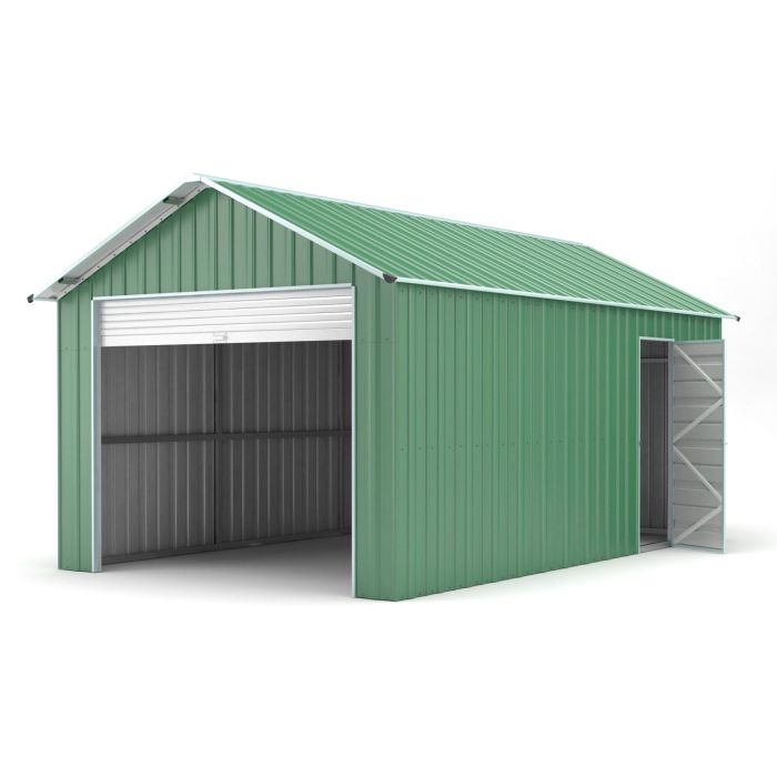 Box in Acciaio Zincato 3.60 x 9.14 m x h 3.15 m - 655 KG - 32.9 metri quadri - VERDE
