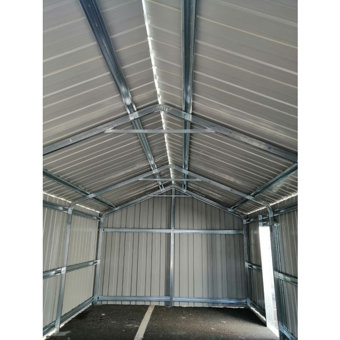 Box in Acciaio Zincato 3.60 x 7.62 m x h 3.15 m - 562 KG - 27.43 metri quadri - VERDE