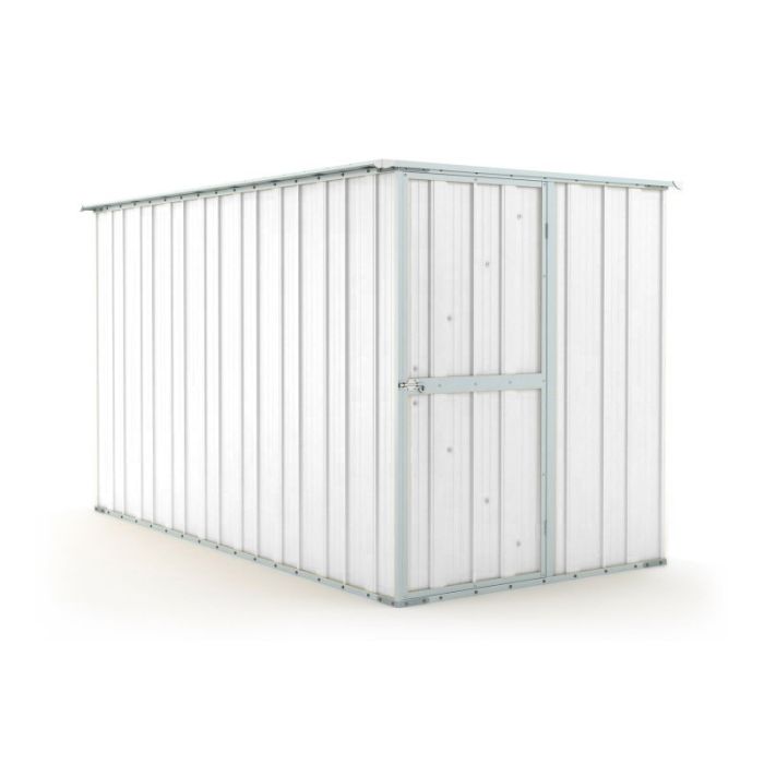 Box in Acciaio Zincato 1.75 x 3.07 m x h1.82 m - 95 KG - 5,4 metri quadri - BIANCO 