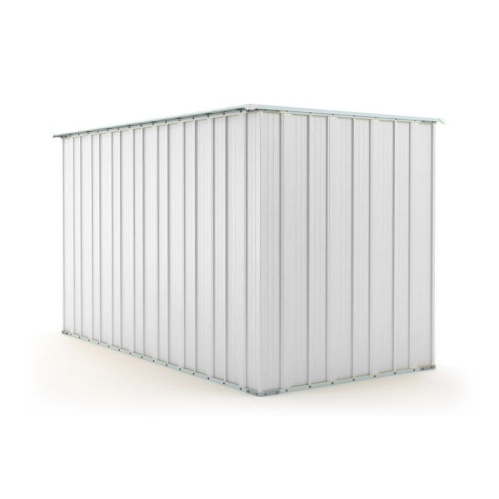 Box in Acciaio Zincato 1.75 x 3.07 m x h1.82 m - 95 KG - 5,4 metri quadri - BIANCO 