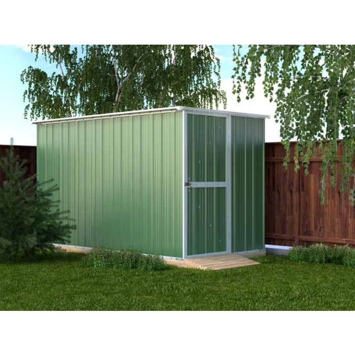 Box in Acciaio Zincato 1.75 x 3.07 m x h1.82 m - 95 KG - 5,4 metri quadri - VERDE