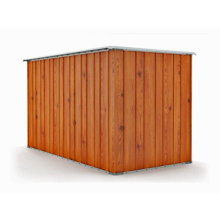 Box in Acciaio Zincato 1.75 x 3.07 m x h1.82 m - 95 KG - 5,4 metri quadri - LEGNO