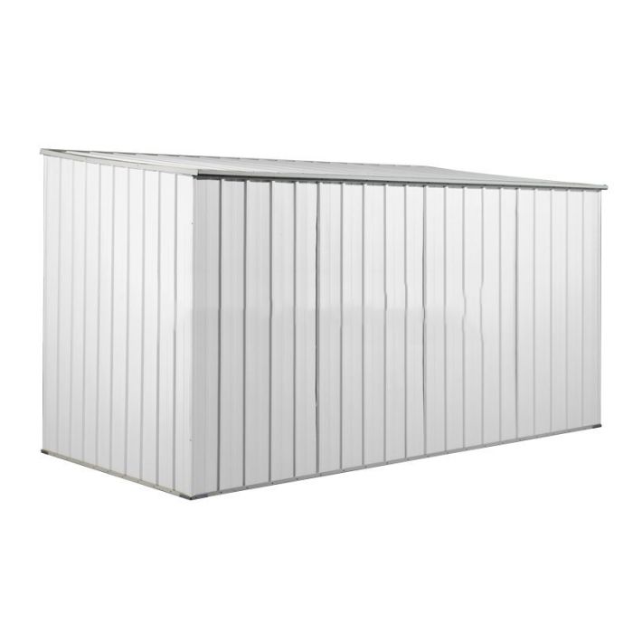 Box in Acciaio Zincato 3.45 x 1.86 m x h1.92 m - 98 KG – 6,0 metri quadri - BIANCO