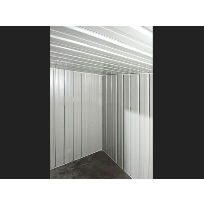 Box in Acciaio Zincato 3.45 x 1.86 m x h1.92 m - 98 KG – 6,0 metri quadri - BIANCO