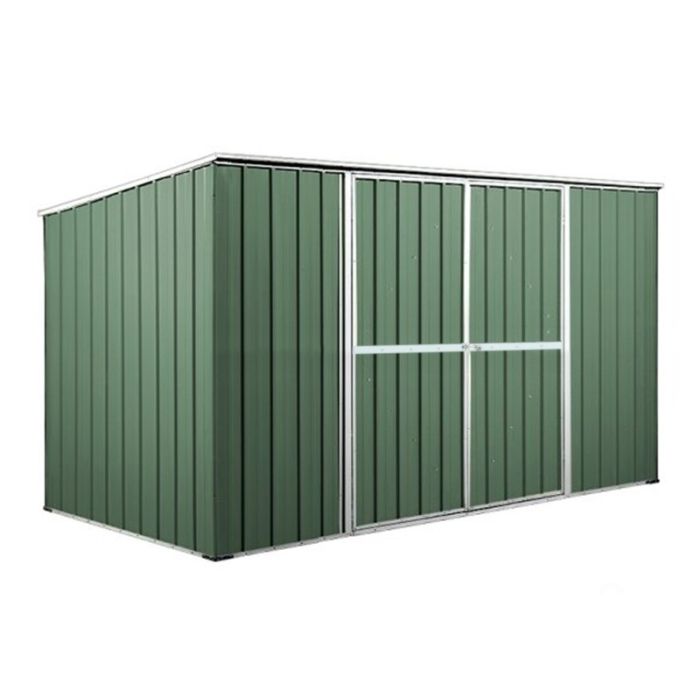 Box in Acciaio Zincato 3.45 x 1.86 m x h1.92 m - 98 KG – 6,0 metri quadri - VERDE