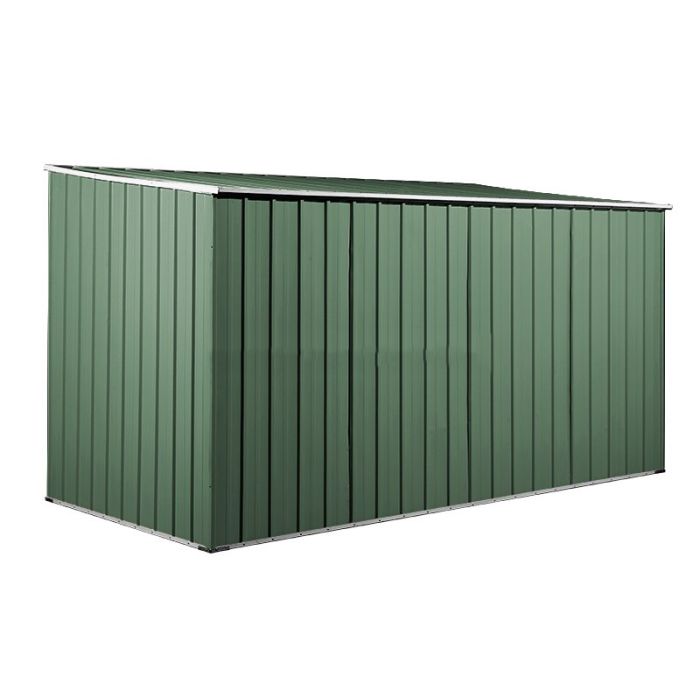 Box in Acciaio Zincato 3.45 x 1.86 m x h1.92 m - 98 KG – 6,0 metri quadri - VERDE