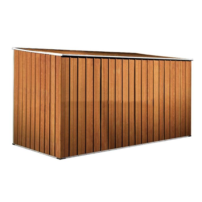 Box in Acciaio Zincato 3.45 x 1.86 m x h1.92 m - 98 KG – 6,0 metri quadri - LEGNO