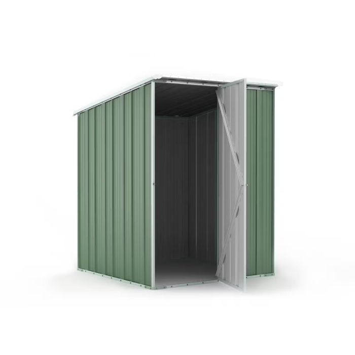 Box in Acciaio Zincato Casetta da Giardino in Lamiera 1.55 x 1.75 m x h2.02 m - 60 KG – 2.71 metri quadri - VERDE