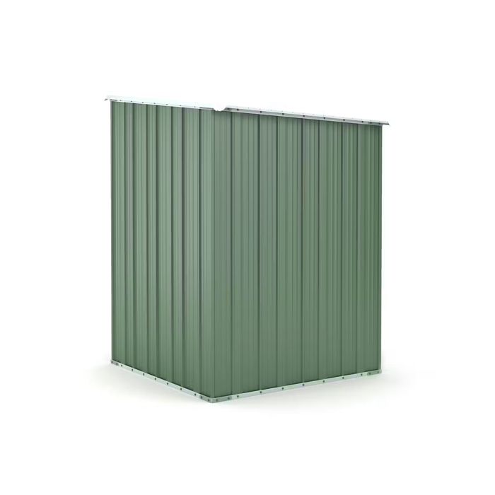 Box in Acciaio Zincato Casetta da Giardino in Lamiera 1.55 x 1.75 m x h2.02 m - 60 KG – 2.71 metri quadri - VERDE