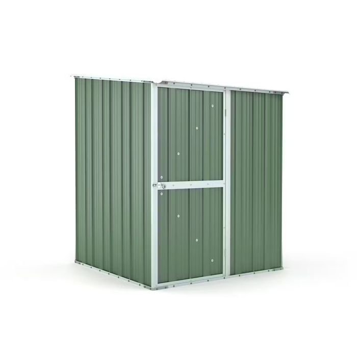 Box in Acciaio Zincato Casetta da Giardino in Lamiera 1.55 x 1.75 m x h2.02 m - 60 KG – 2.71 metri quadri - VERDE